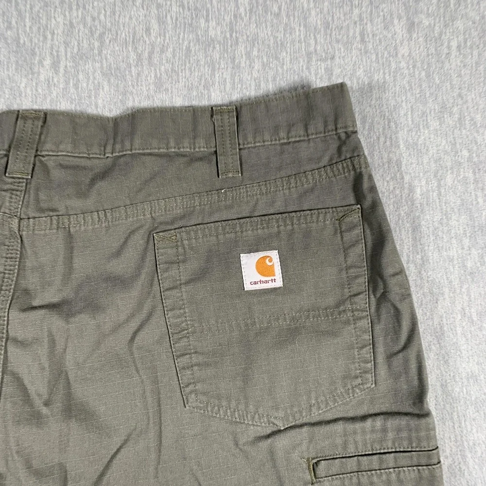 Carhartt Shorts‎ Mens 44 Green Original Fit Ripstop Work Utility Cotton